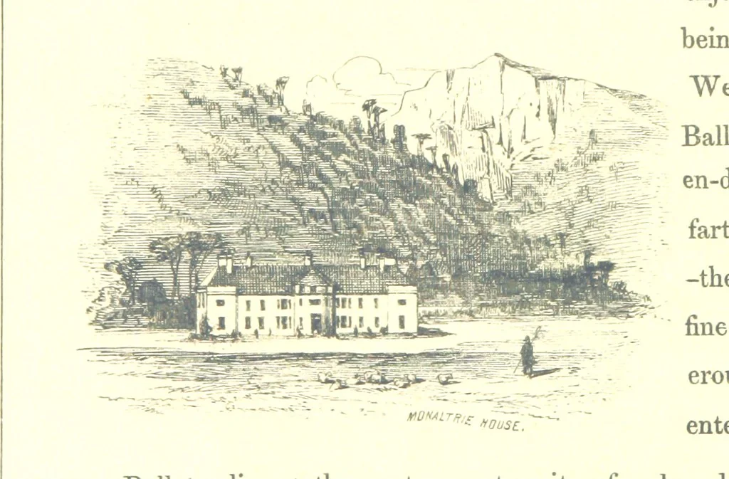 An illustration from The Scenery of the Dee, with pen and pencil. Illustrated by A. Gibb ..., further illustrated and described by J. M. H, 1884, leaf 70