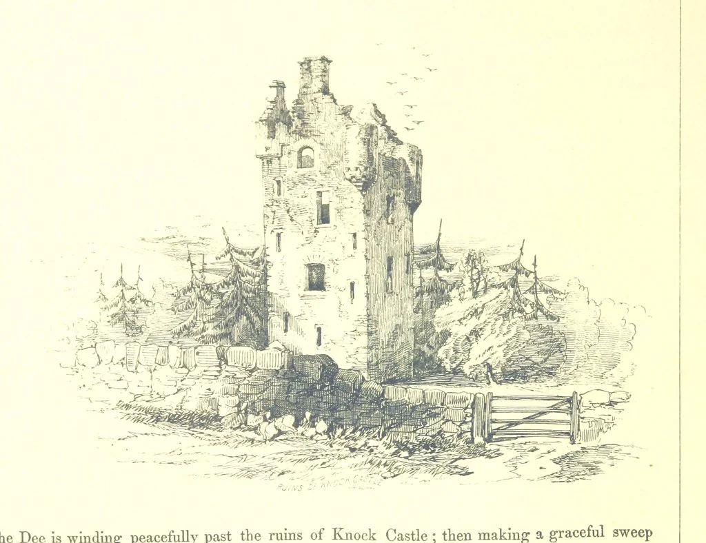 An illustration from The Scenery of the Dee, with pen and pencil. Illustrated by A. Gibb ..., further illustrated and described by J. M. H, 1884, leaf 70