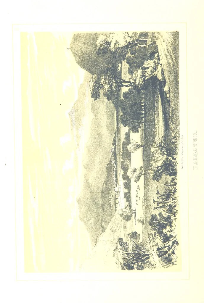 An illustration from The Scenery of the Dee, with pen and pencil. Illustrated by A. Gibb ..., further illustrated and described by J. M. H, 1884, leaf 72