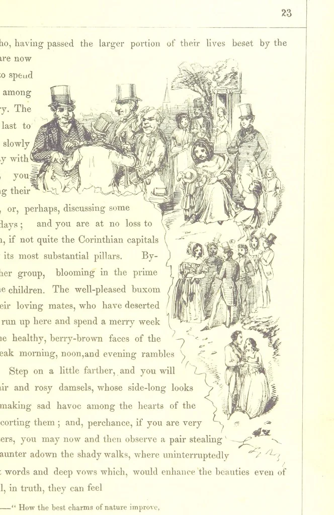 An illustration from The Scenery of the Dee, with pen and pencil. Illustrated by A. Gibb ..., further illustrated and described by J. M. H, 1884, leaf 75