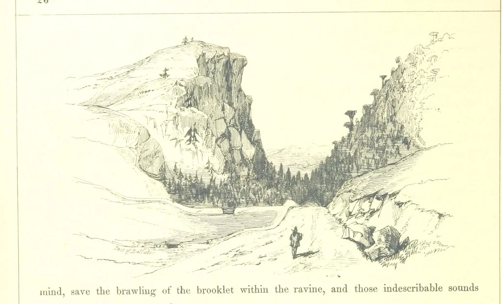 An illustration from The Scenery of the Dee, with pen and pencil. Illustrated by A. Gibb ..., further illustrated and described by J. M. H, 1884, leaf 78