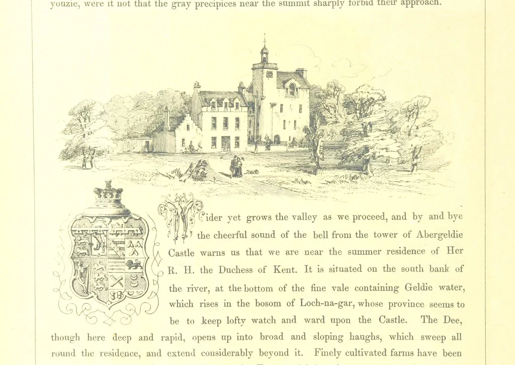 An illustration from The Scenery of the Dee, with pen and pencil. Illustrated by A. Gibb ..., further illustrated and described by J. M. H, 1884, leaf 80