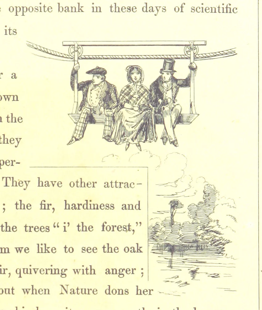 An illustration from The Scenery of the Dee, with pen and pencil. Illustrated by A. Gibb ..., further illustrated and described by J. M. H, 1884, leaf 85