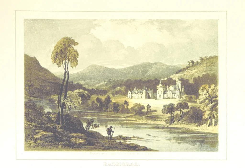 An illustration from The Scenery of the Dee, with pen and pencil. Illustrated by A. Gibb ..., further illustrated and described by J. M. H, 1884, leaf 87