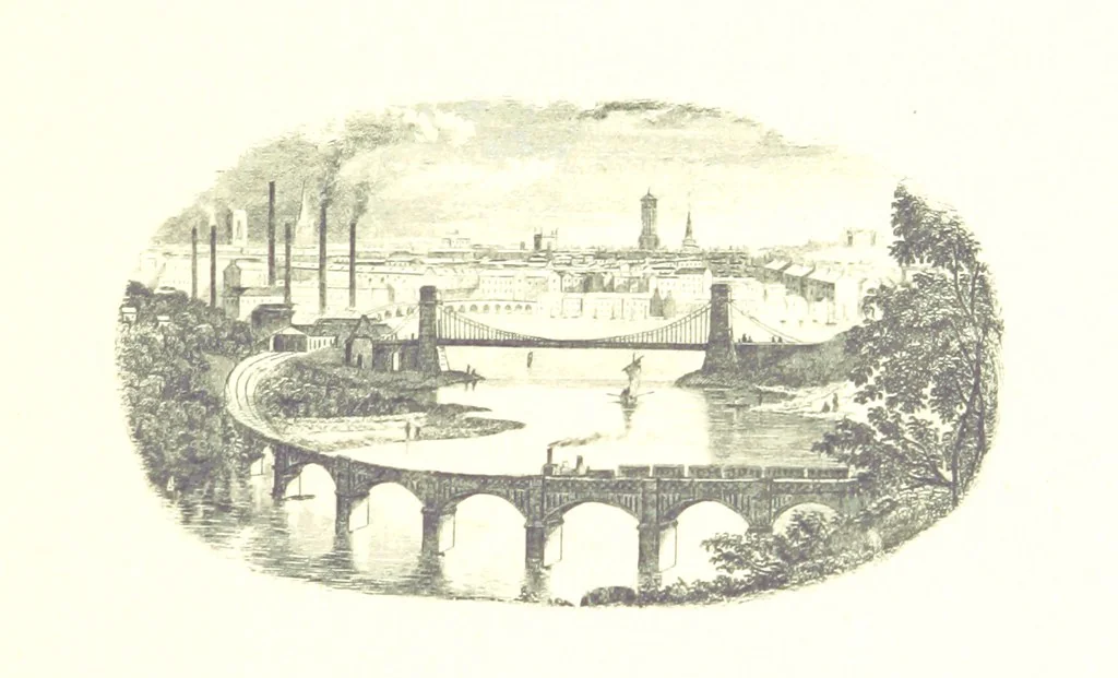 An illustration from The Scenery of the Dee, with pen and pencil. Illustrated by A. Gibb ..., further illustrated and described by J. M. H, 1884, leaf 9