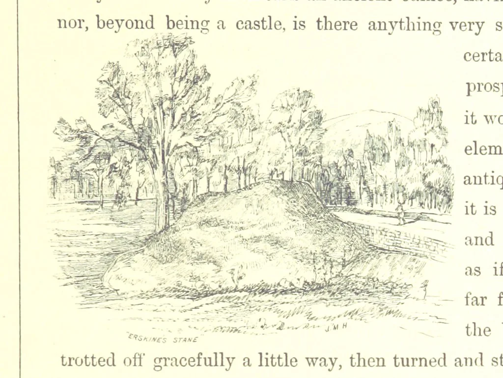 An illustration from The Scenery of the Dee, with pen and pencil. Illustrated by A. Gibb ..., further illustrated and described by J. M. H, 1884, leaf 97