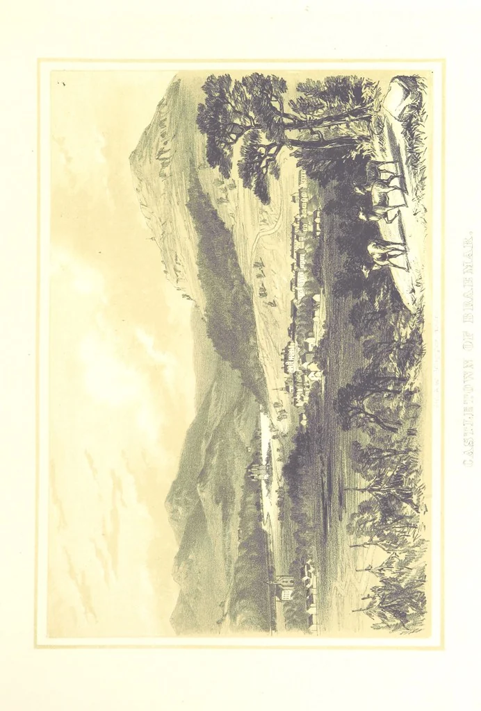 An illustration from The Scenery of the Dee, with pen and pencil. Illustrated by A. Gibb ..., further illustrated and described by J. M. H, 1884, leaf 99