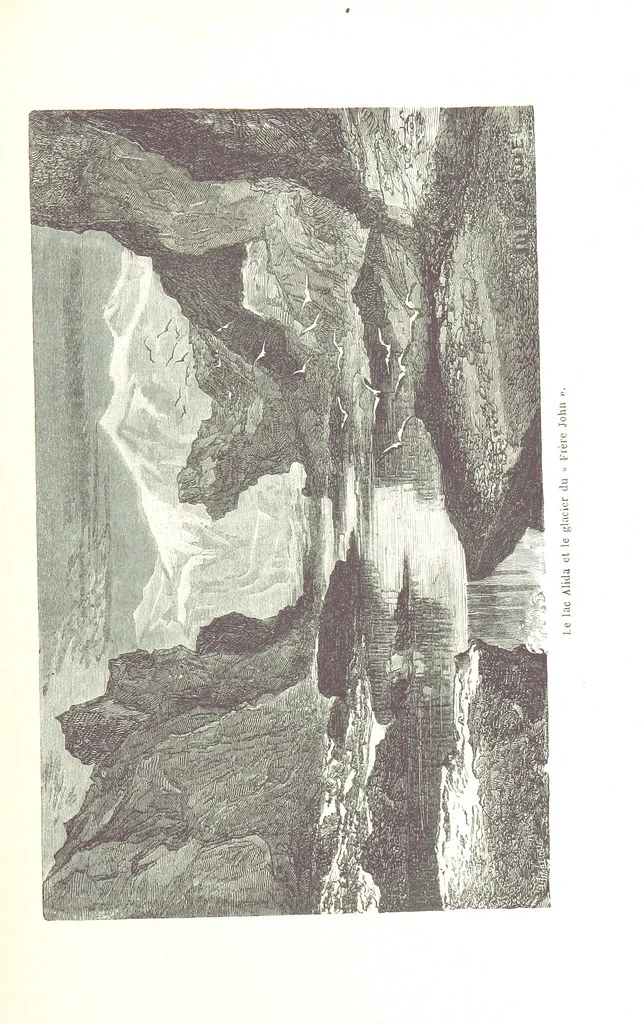 An illustration from La Mer Libre du Pole ... Traduit de l'Anglais et accompagné de notes ... par F. de Lanoye. Ouvrage illustré de 70 gravures, etc, 1868, leaf 169
