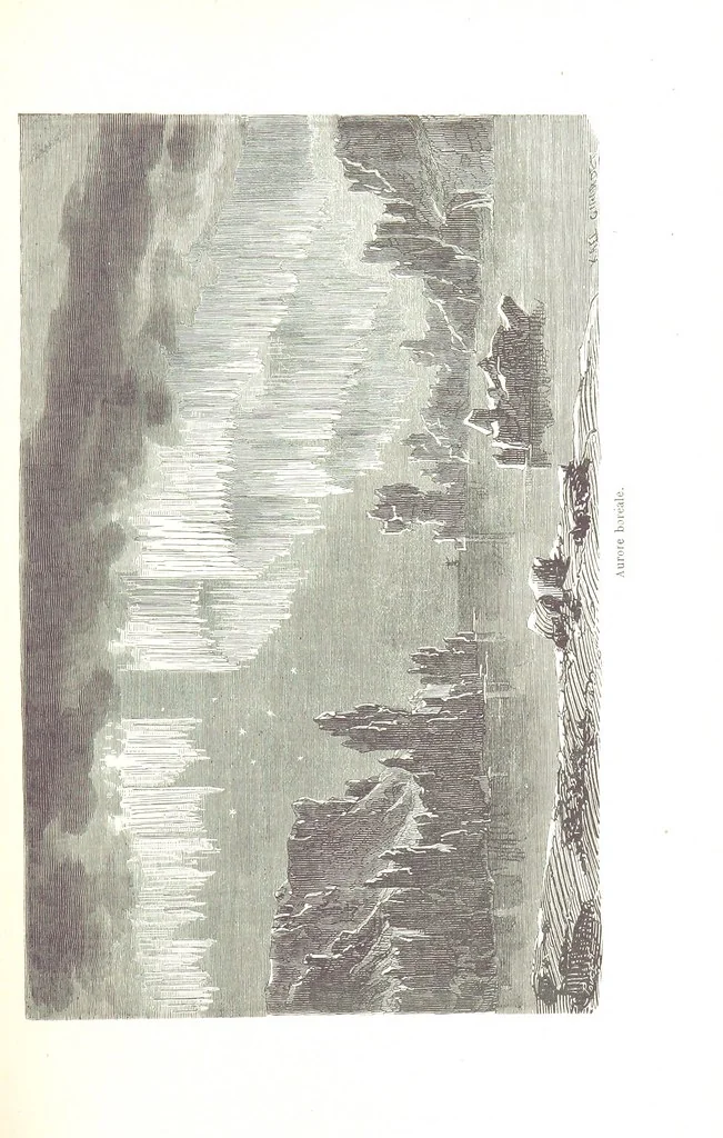 An illustration from La Mer Libre du Pole ... Traduit de l'Anglais et accompagné de notes ... par F. de Lanoye. Ouvrage illustré de 70 gravures, etc, 1868, leaf 251