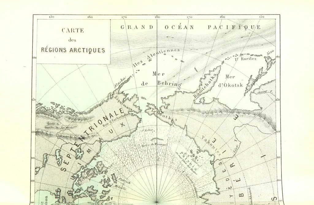 An illustration from La Mer Libre du Pole ... Traduit de l'Anglais et accompagné de notes ... par F. de Lanoye. Ouvrage illustré de 70 gravures, etc, 1868, leaf 28