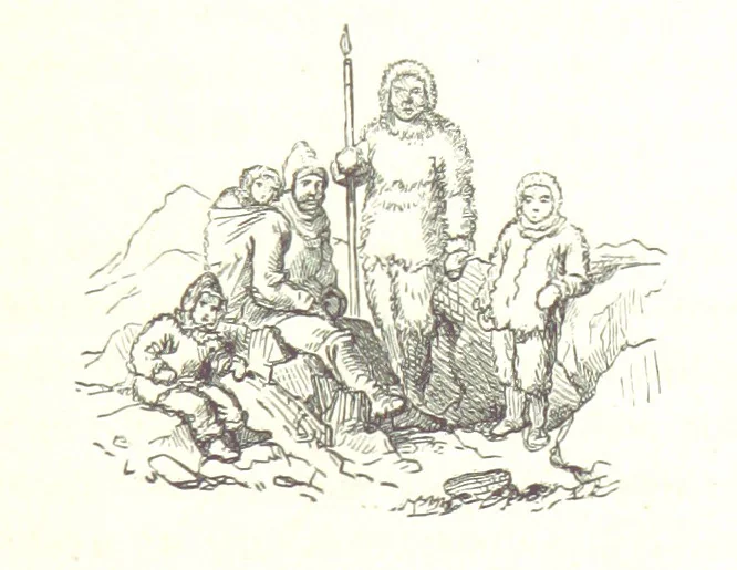 An illustration from La Mer Libre du Pole ... Traduit de l'Anglais et accompagné de notes ... par F. de Lanoye. Ouvrage illustré de 70 gravures, etc, 1868, leaf 301