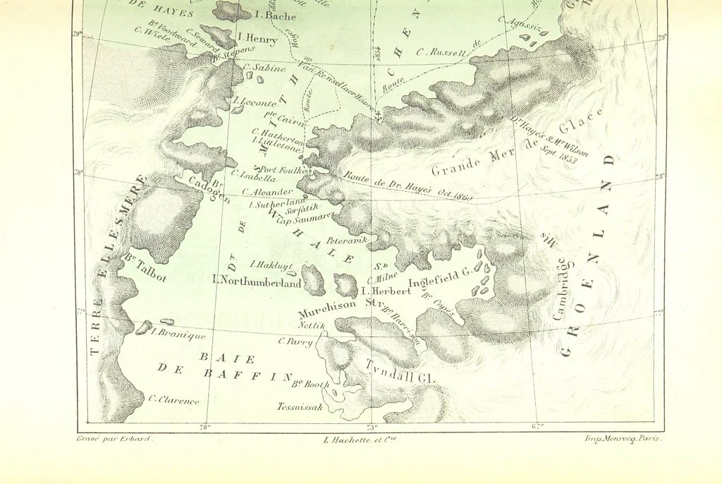 An illustration from La Mer Libre du Pole ... Traduit de l'Anglais et accompagné de notes ... par F. de Lanoye. Ouvrage illustré de 70 gravures, etc, 1868, leaf 397