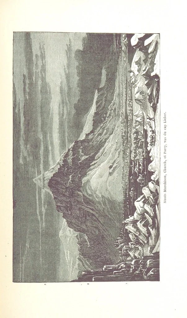 An illustration from La Mer Libre du Pole ... Traduit de l'Anglais et accompagné de notes ... par F. de Lanoye. Ouvrage illustré de 70 gravures, etc, 1868, leaf 417