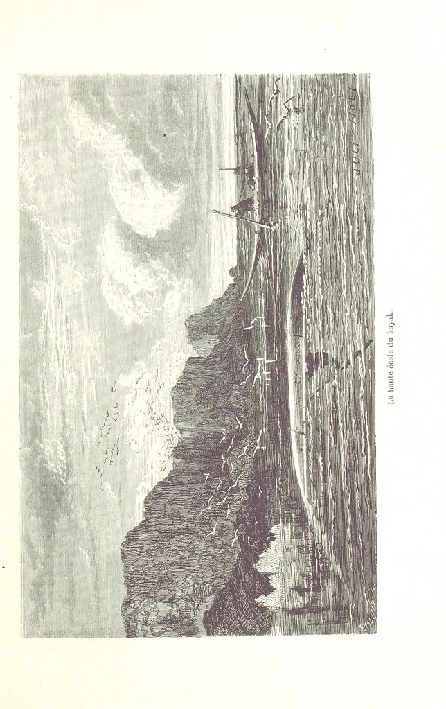 An illustration from La Mer Libre du Pole ... Traduit de l'Anglais et accompagné de notes ... par F. de Lanoye. Ouvrage illustré de 70 gravures, etc, 1868, leaf 49