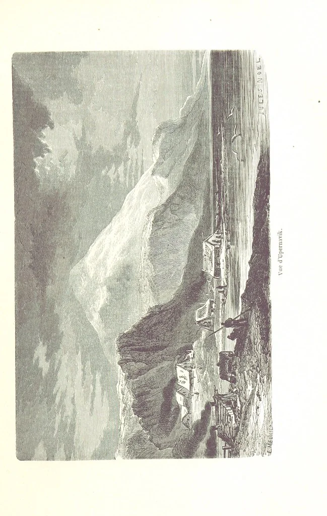 An illustration from La Mer Libre du Pole ... Traduit de l'Anglais et accompagné de notes ... par F. de Lanoye. Ouvrage illustré de 70 gravures, etc, 1868, leaf 57