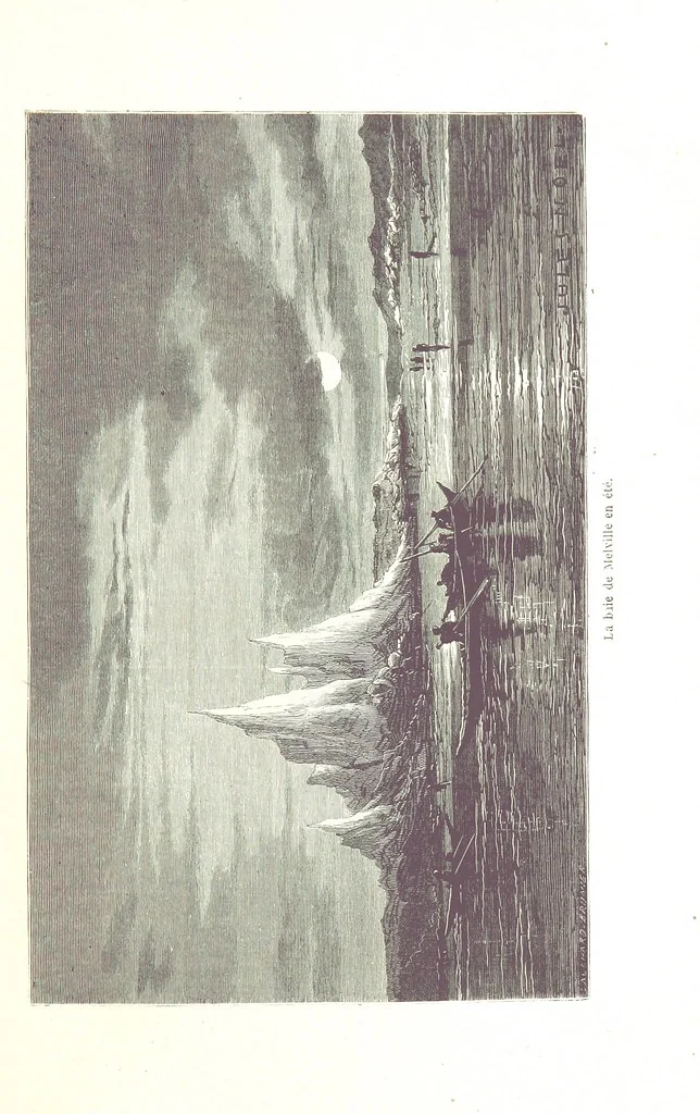 An illustration from La Mer Libre du Pole ... Traduit de l'Anglais et accompagné de notes ... par F. de Lanoye. Ouvrage illustré de 70 gravures, etc, 1868, leaf 69