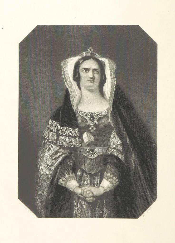 An illustration from The Shakspeare Gallery, containing the principal female characters in the plays of the great poet. Engraved ... from drawings by the first artists, under the superintendence of C. H. [With portions of the text, 1836, leaf 102