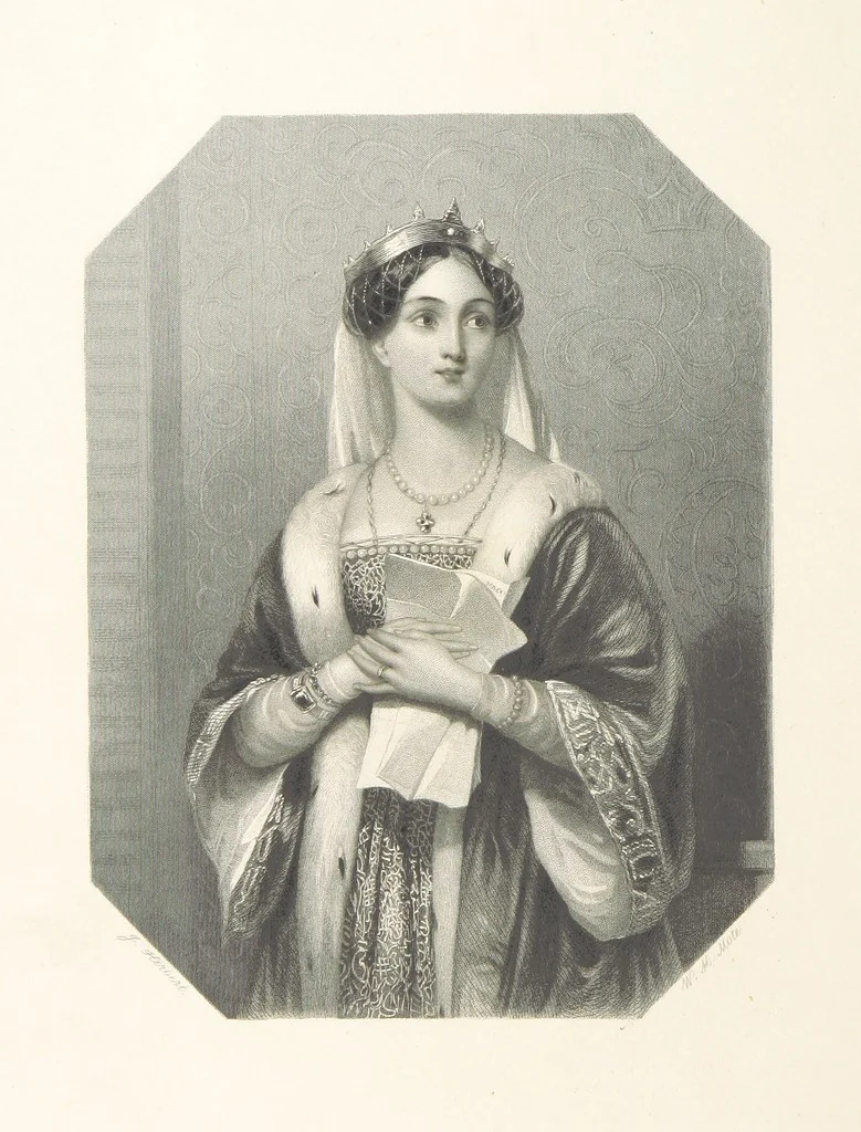An illustration from The Shakspeare Gallery, containing the principal female characters in the plays of the great poet. Engraved ... from drawings by the first artists, under the superintendence of C. H. [With portions of the text, 1836, leaf 130