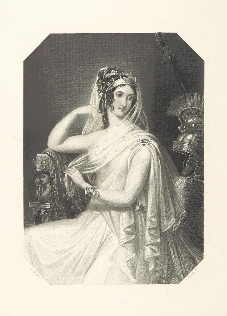 An illustration from The Shakspeare Gallery, containing the principal female characters in the plays of the great poet. Engraved ... from drawings by the first artists, under the superintendence of C. H. [With portions of the text, 1836, leaf 150