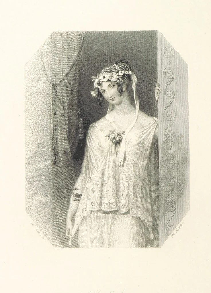 An illustration from The Shakspeare Gallery, containing the principal female characters in the plays of the great poet. Engraved ... from drawings by the first artists, under the superintendence of C. H. [With portions of the text, 1836, leaf 154