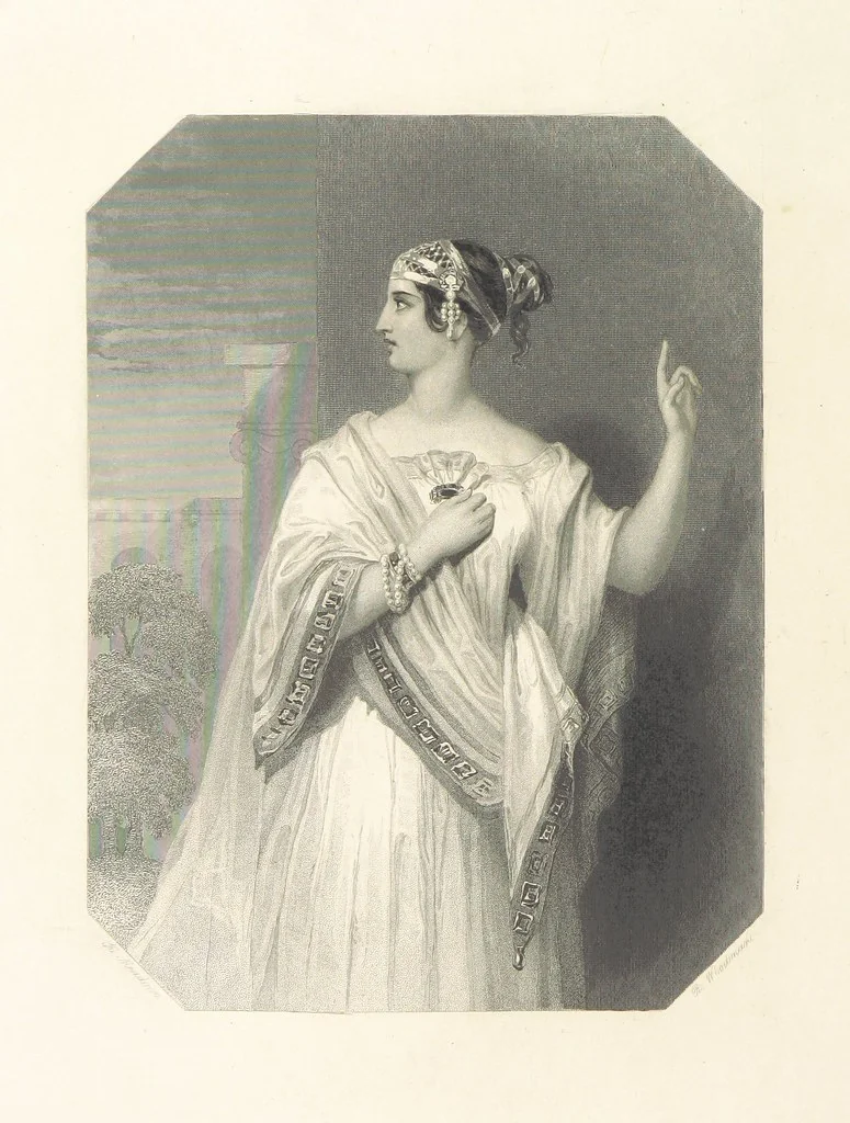 An illustration from The Shakspeare Gallery, containing the principal female characters in the plays of the great poet. Engraved ... from drawings by the first artists, under the superintendence of C. H. [With portions of the text, 1836, leaf 162
