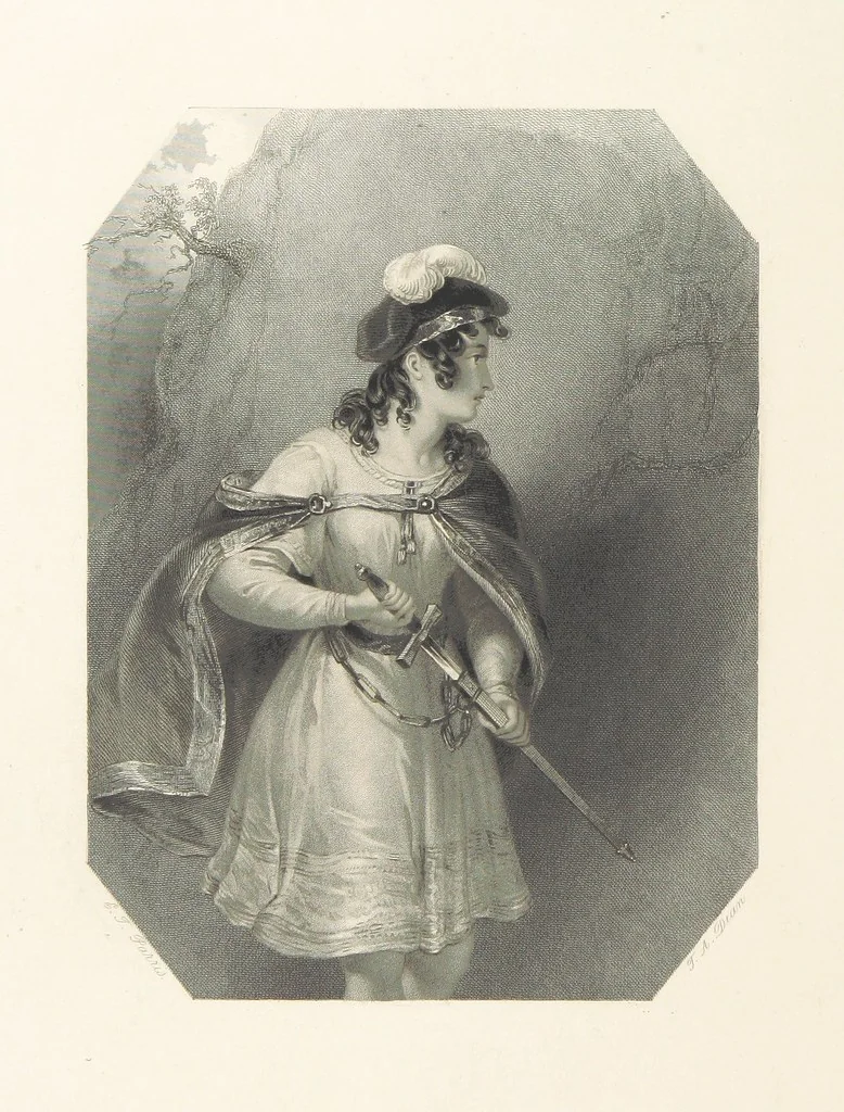 An illustration from The Shakspeare Gallery, containing the principal female characters in the plays of the great poet. Engraved ... from drawings by the first artists, under the superintendence of C. H. [With portions of the text, 1836, leaf 170