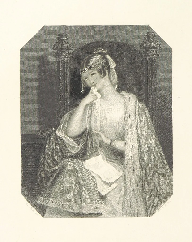 An illustration from The Shakspeare Gallery, containing the principal female characters in the plays of the great poet. Engraved ... from drawings by the first artists, under the superintendence of C. H. [With portions of the text, 1836, leaf 178