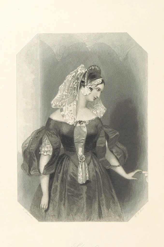 An illustration from The Shakspeare Gallery, containing the principal female characters in the plays of the great poet. Engraved ... from drawings by the first artists, under the superintendence of C. H. [With portions of the text, 1836, leaf 22