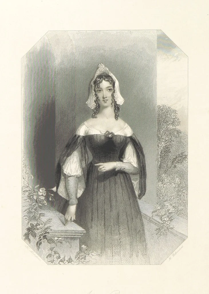An illustration from The Shakspeare Gallery, containing the principal female characters in the plays of the great poet. Engraved ... from drawings by the first artists, under the superintendence of C. H. [With portions of the text, 1836, leaf 26