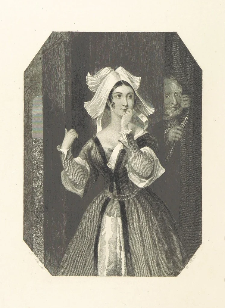 An illustration from The Shakspeare Gallery, containing the principal female characters in the plays of the great poet. Engraved ... from drawings by the first artists, under the superintendence of C. H. [With portions of the text, 1836, leaf 34