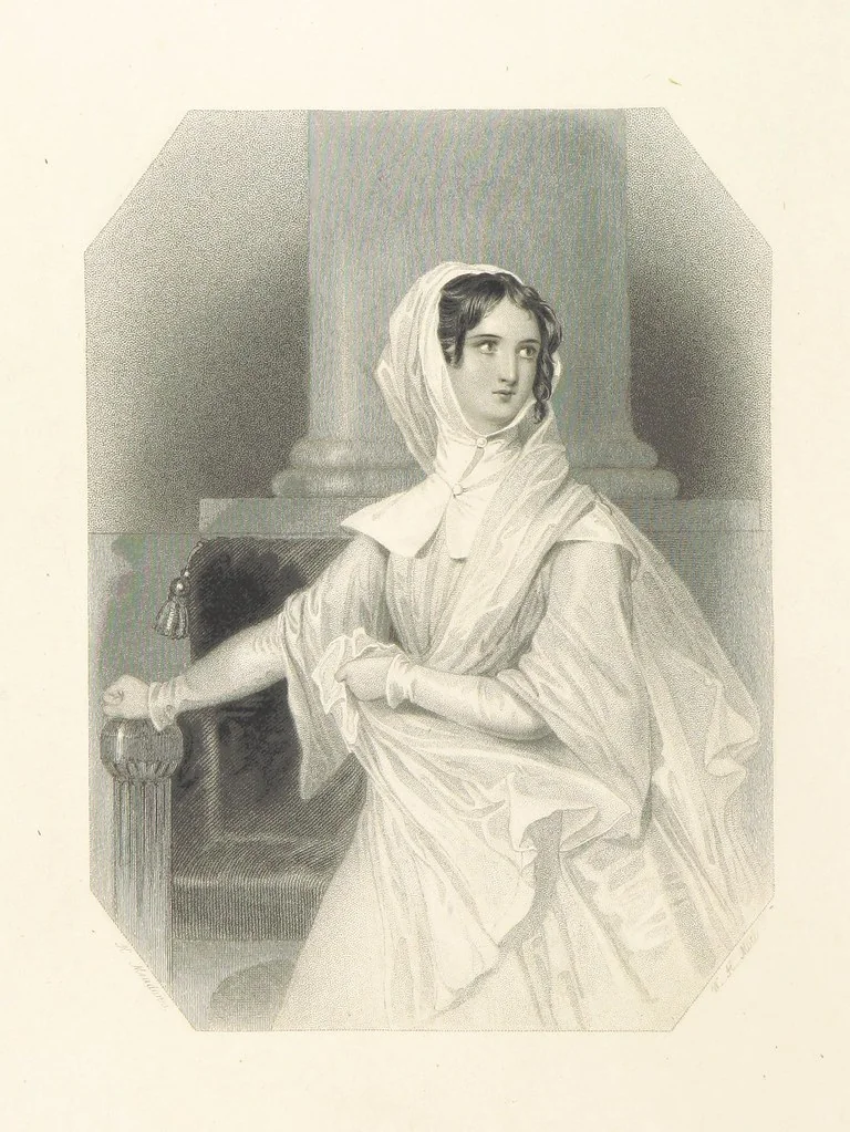 An illustration from The Shakspeare Gallery, containing the principal female characters in the plays of the great poet. Engraved ... from drawings by the first artists, under the superintendence of C. H. [With portions of the text, 1836, leaf 50