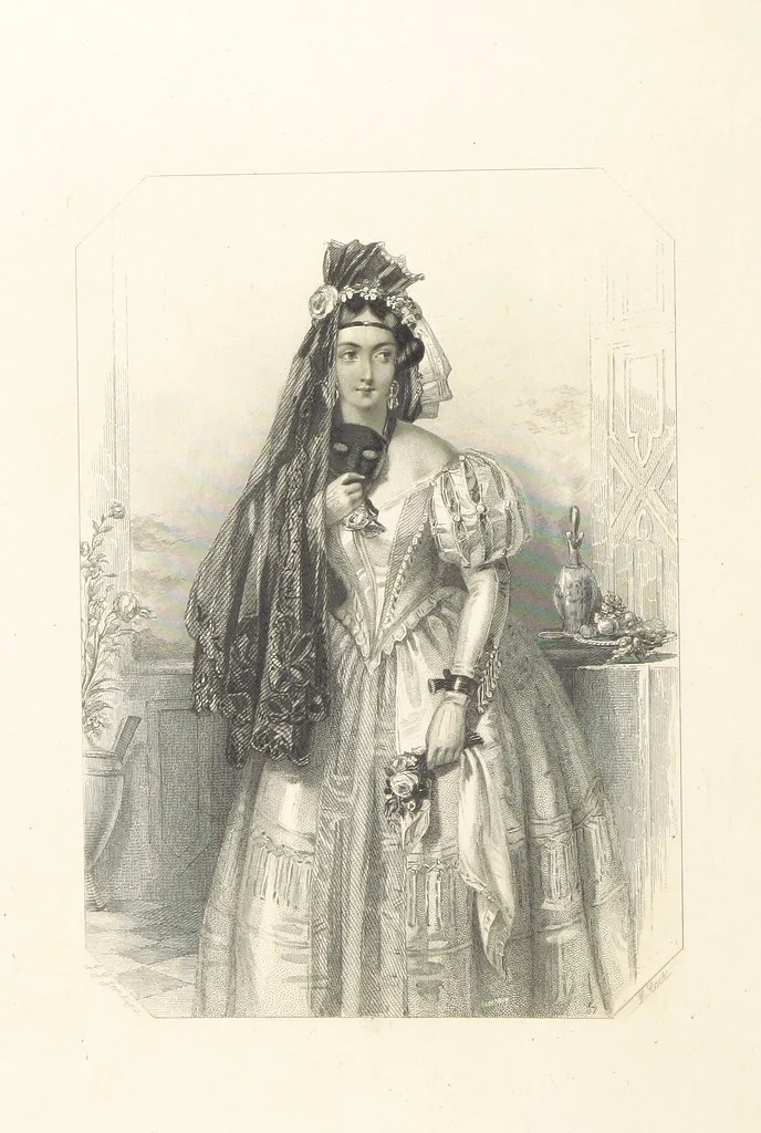 An illustration from The Shakspeare Gallery, containing the principal female characters in the plays of the great poet. Engraved ... from drawings by the first artists, under the superintendence of C. H. [With portions of the text, 1836, leaf 54