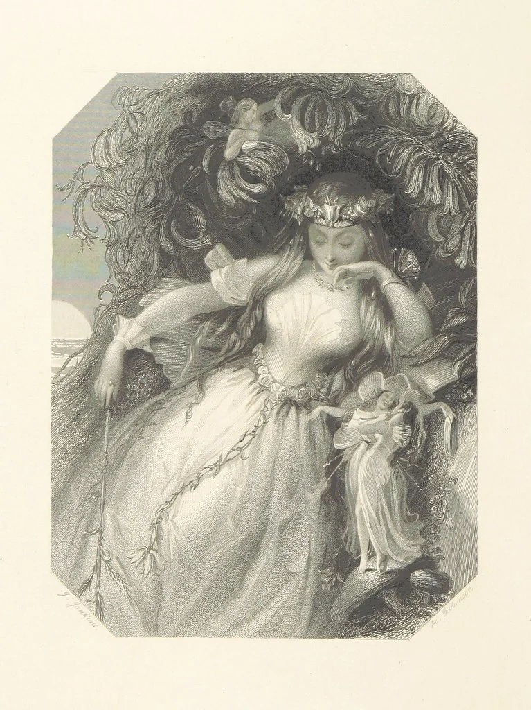 An illustration from The Shakspeare Gallery, containing the principal female characters in the plays of the great poet. Engraved ... from drawings by the first artists, under the superintendence of C. H. [With portions of the text, 1836, leaf 62