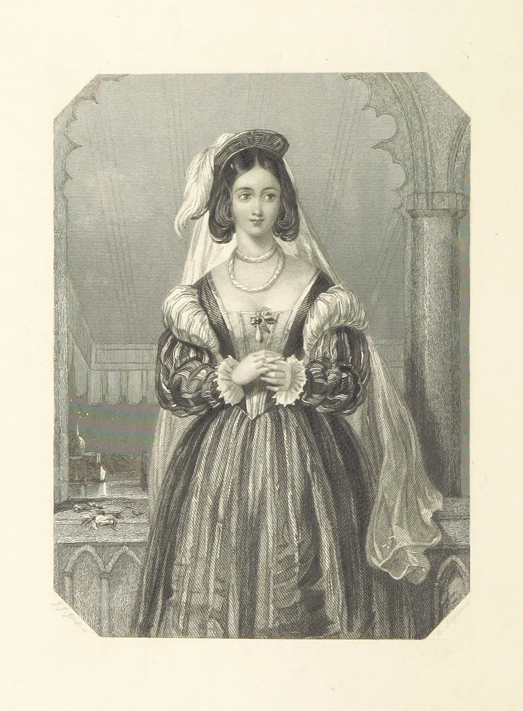 An illustration from The Shakspeare Gallery, containing the principal female characters in the plays of the great poet. Engraved ... from drawings by the first artists, under the superintendence of C. H. [With portions of the text, 1836, leaf 74
