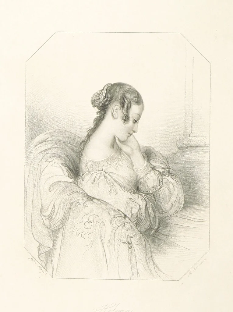 An illustration from The Shakspeare Gallery, containing the principal female characters in the plays of the great poet. Engraved ... from drawings by the first artists, under the superintendence of C. H. [With portions of the text, 1836, leaf 86