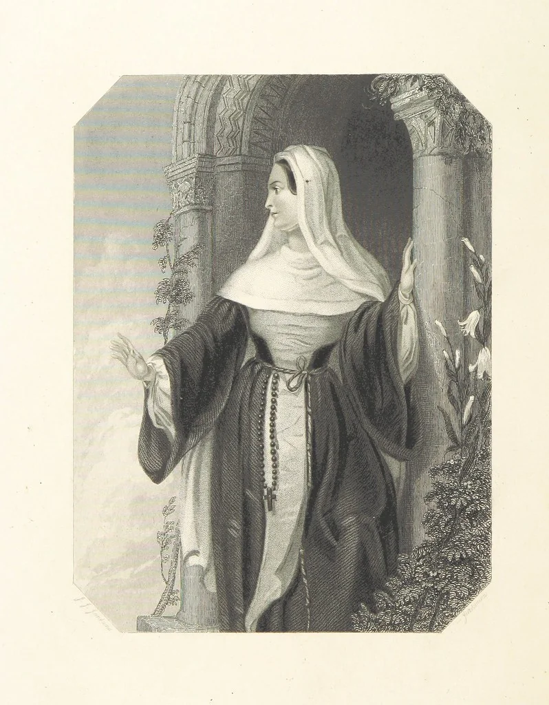 An illustration from The Shakspeare Gallery, containing the principal female characters in the plays of the great poet. Engraved ... from drawings by the first artists, under the superintendence of C. H. [With portions of the text, 1836, leaf 98