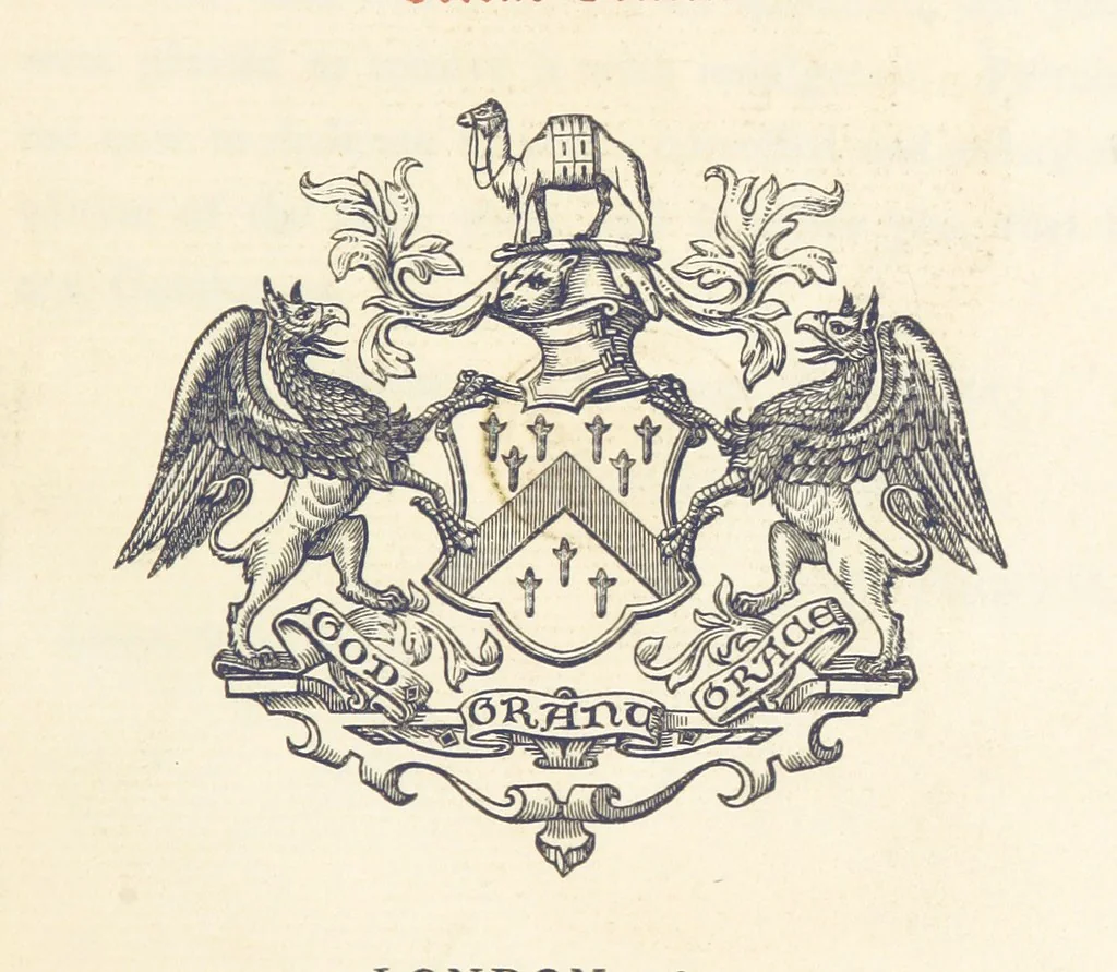 An illustration from Some account of the Worshipful Company of Grocers, of the City of London. [With an Appendix, 1854, leaf 13