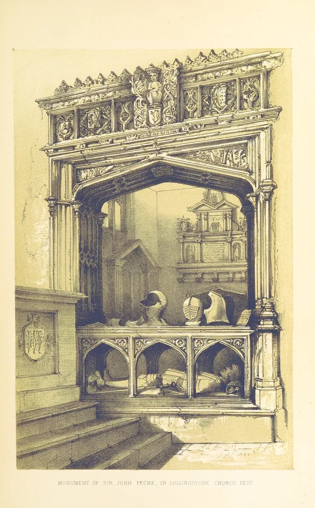 An illustration from Some account of the Worshipful Company of Grocers, of the City of London. [With an Appendix, 1854, leaf 275