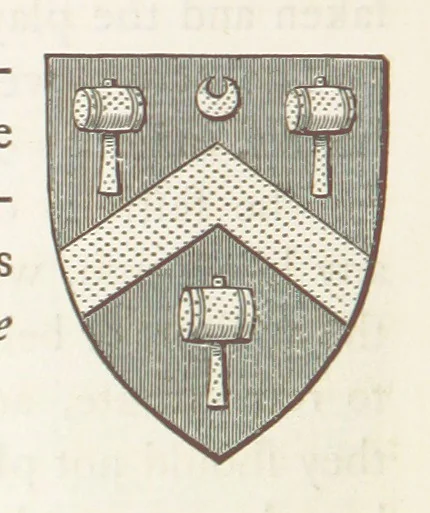 An illustration from Some account of the Worshipful Company of Grocers, of the City of London. [With an Appendix, 1854, leaf 294
