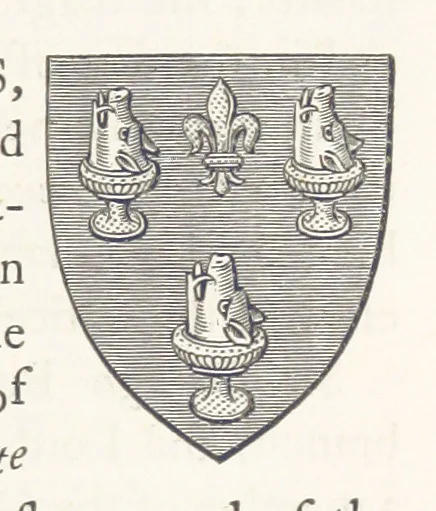An illustration from Some account of the Worshipful Company of Grocers, of the City of London. [With an Appendix, 1854, leaf 299