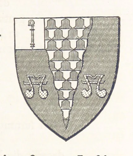 An illustration from Some account of the Worshipful Company of Grocers, of the City of London. [With an Appendix, 1854, leaf 405