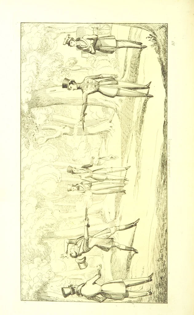 An illustration from The Life of a Soldier; a narrative and descriptive Poem. With ... Engravings, 1823, leaf 122