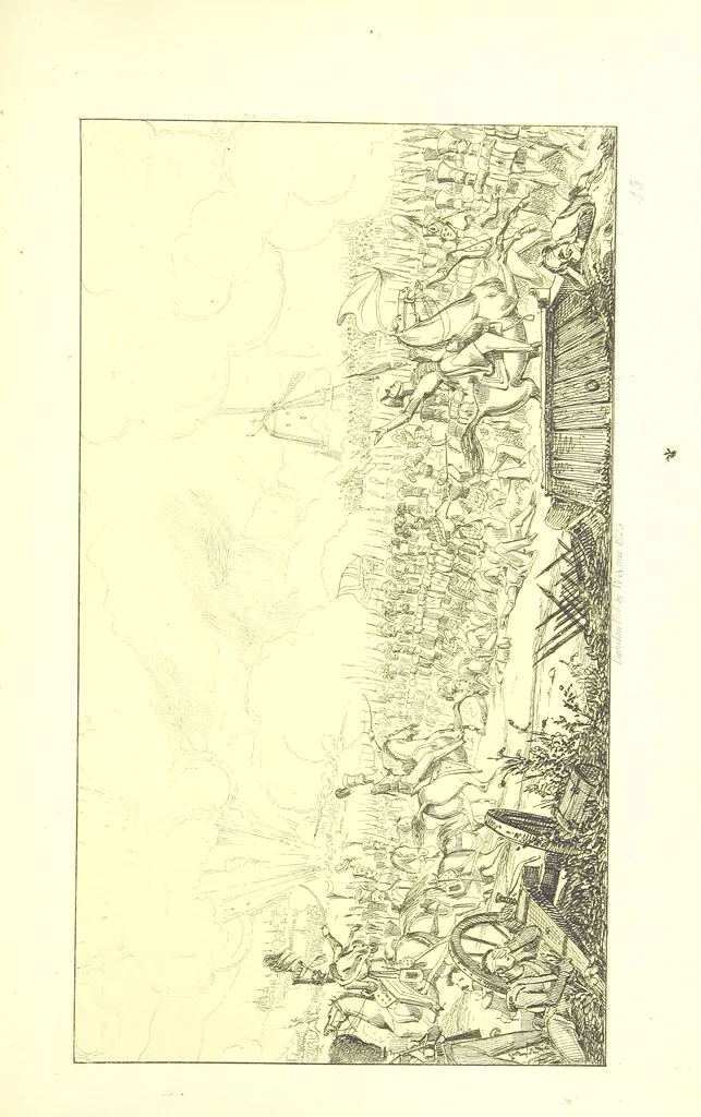 An illustration from The Life of a Soldier; a narrative and descriptive Poem. With ... Engravings, 1823, leaf 149