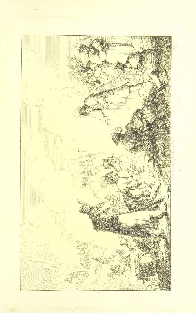 An illustration from The Life of a Soldier; a narrative and descriptive Poem. With ... Engravings, 1823, leaf 189