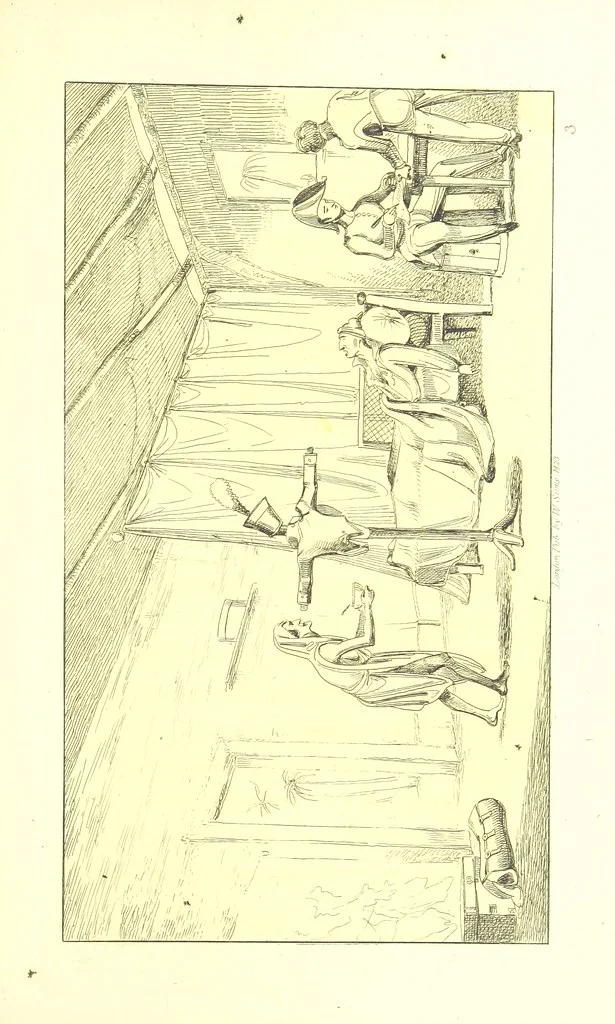 An illustration from The Life of a Soldier; a narrative and descriptive Poem. With ... Engravings, 1823, leaf 35