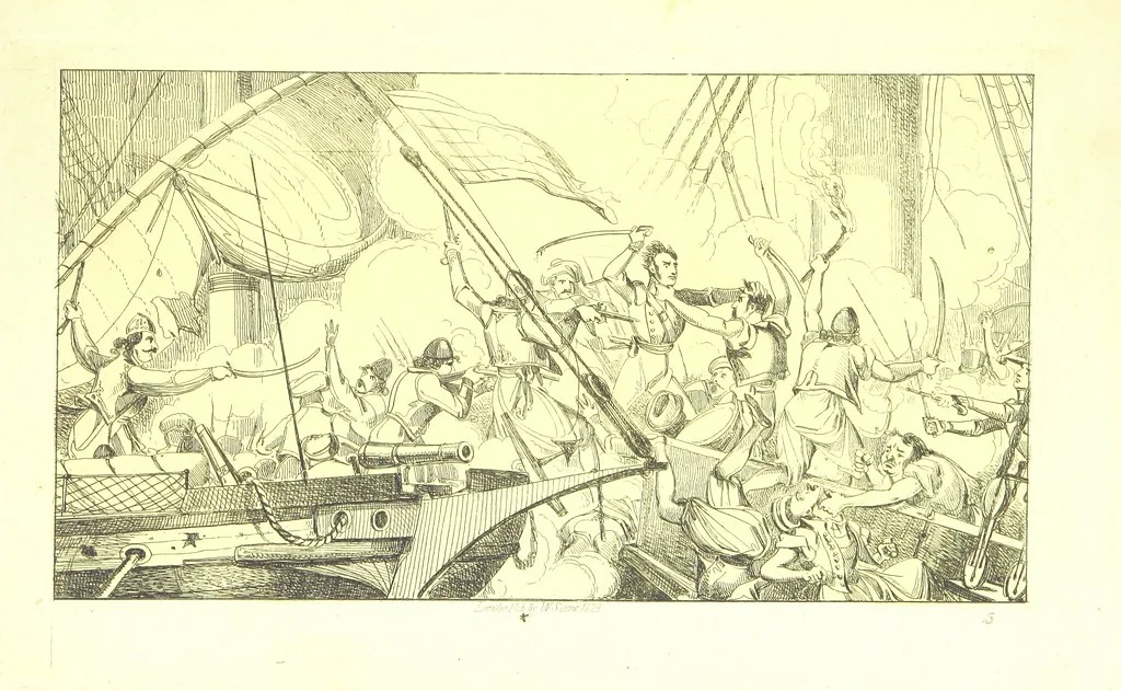 An illustration from The Life of a Soldier; a narrative and descriptive Poem. With ... Engravings, 1823, leaf 43