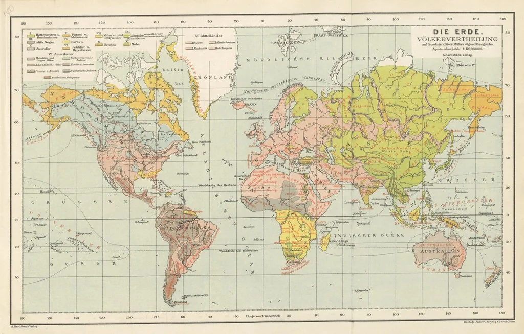 An illustration from Die Erde. Eine allgemeine Erd- und Länderkunde, etc, 1896, leaf 165