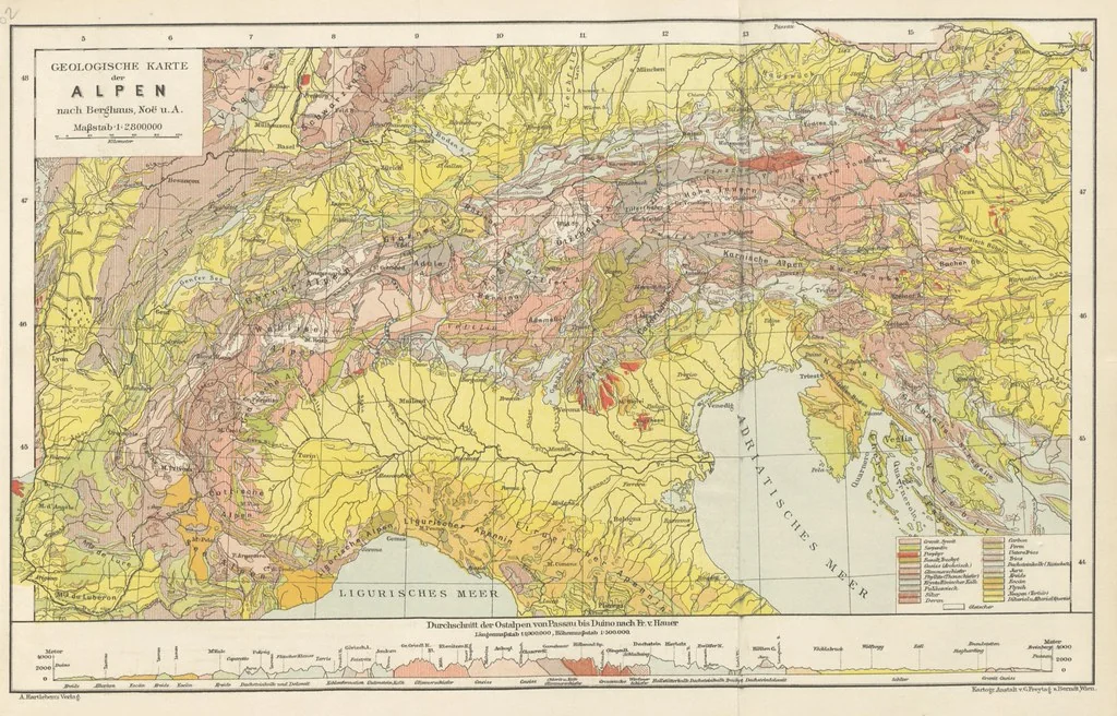 An illustration from Die Erde. Eine allgemeine Erd- und Länderkunde, etc, 1896, leaf 191