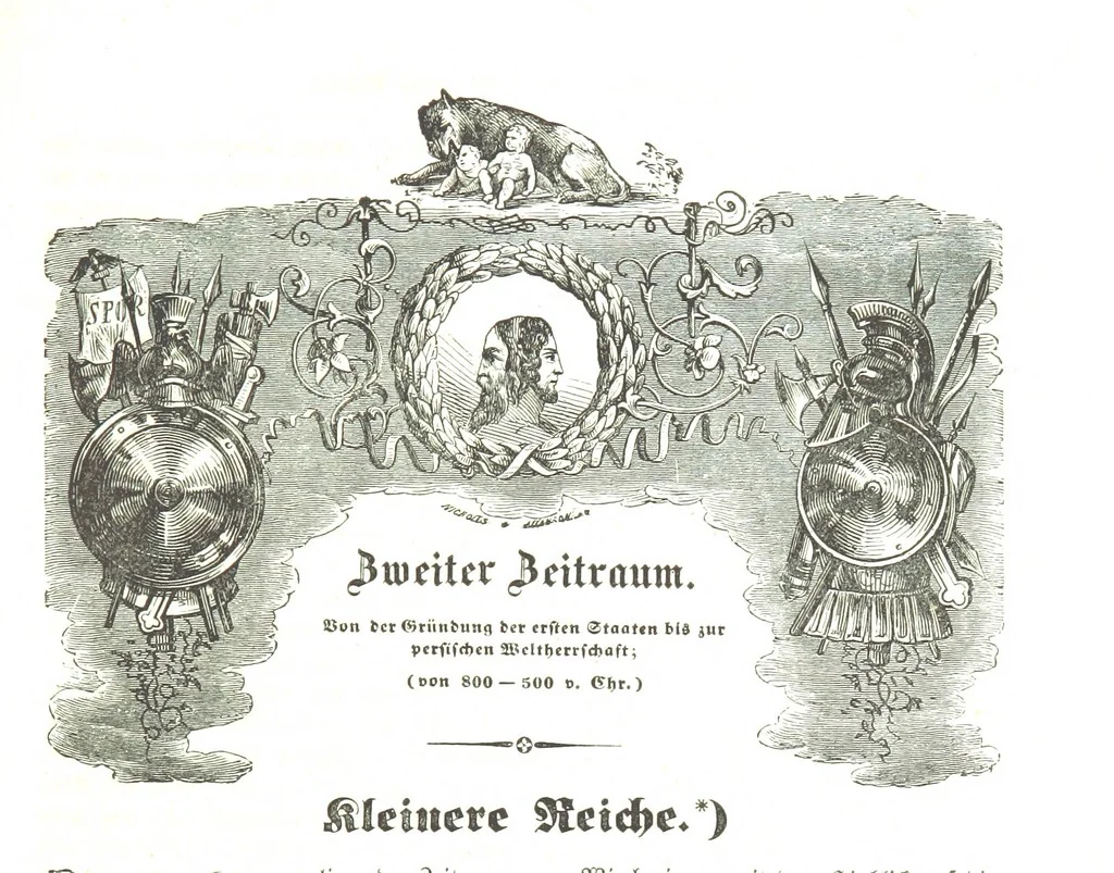 An illustration from Illustrirte Weltgeschichte: ein Buch für's Volk ... Mit Tabellen und Karten, 1844, leaf 109