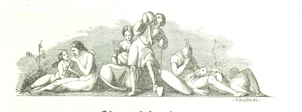 An illustration from Illustrirte Weltgeschichte: ein Buch für's Volk ... Mit Tabellen und Karten, 1844, leaf 13